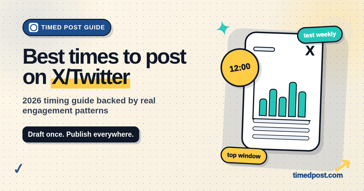 Best Times to Post on Twitter/X in 2026