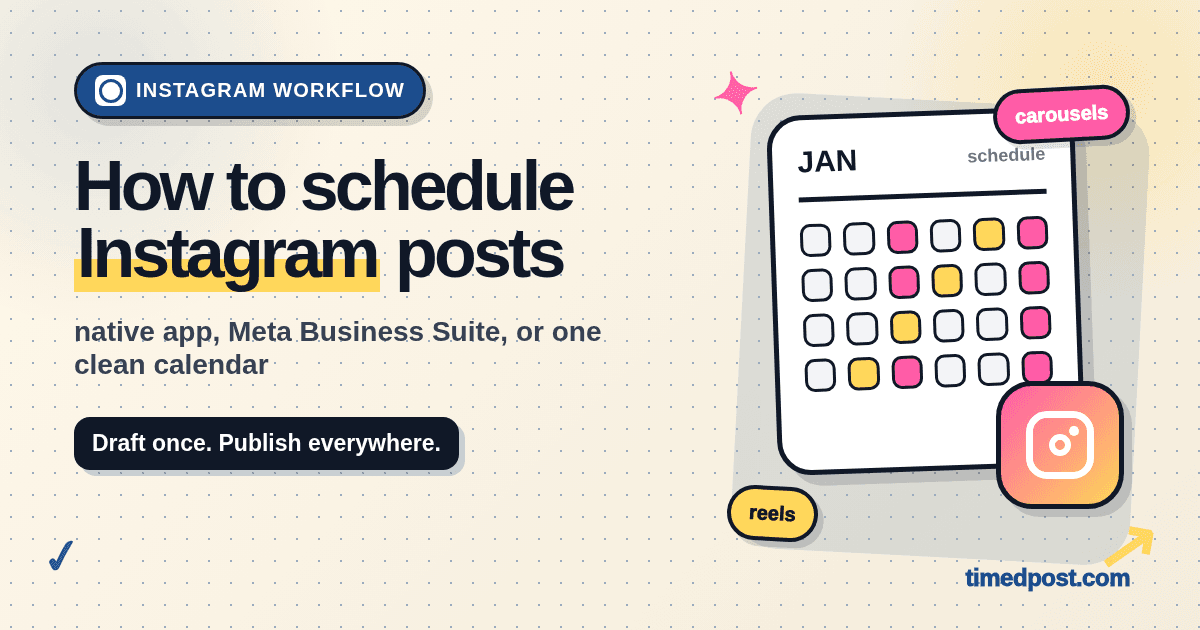 How to Schedule Instagram Posts in 2026