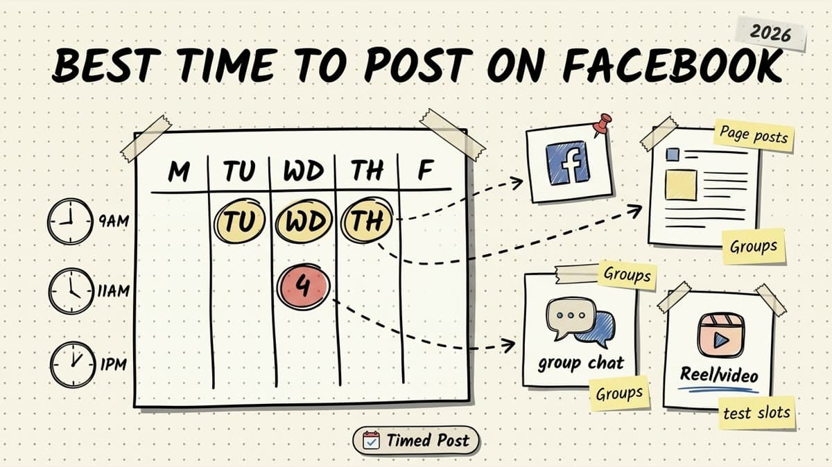 Best Time to Post on Facebook in 2026: A Practical Scheduling Guide - Timed Post Blog