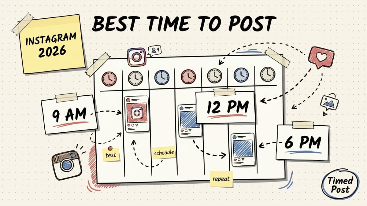Best Time to Post on Instagram in 2026: A Practical Scheduling Guide - Timed Post Blog