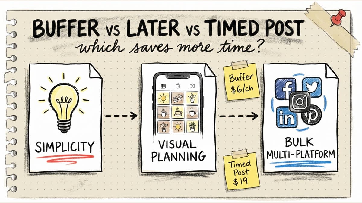 Buffer vs Later vs Timed Post: Which Scheduler Saves You More Time?