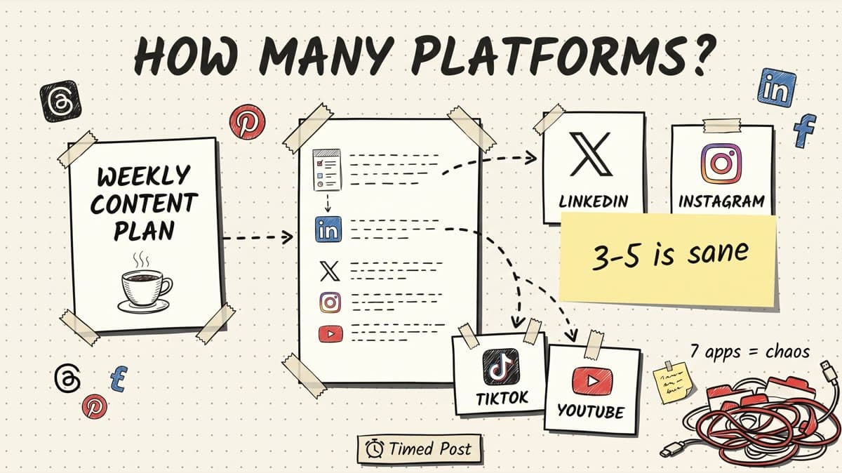 How Many Social Platforms Should Creators Post On Each Week?