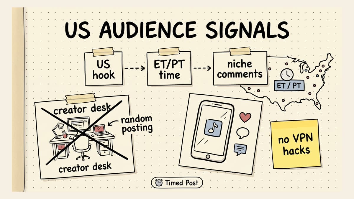 How to Get a US Audience on TikTok in 2026 (Without VPN Myths)