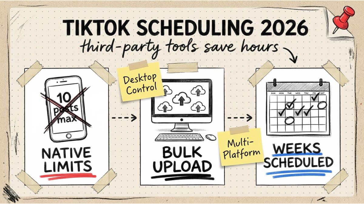 How to Schedule TikTok Videos Without Native Tools (2026 Guide)