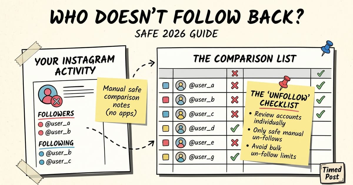How to See Who Doesn't Follow You Back on Instagram (Safe 2026 Guide)