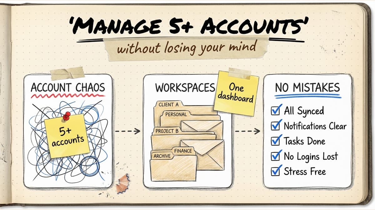 How to Manage 5+ Social Media Accounts Without Losing Your Mind
