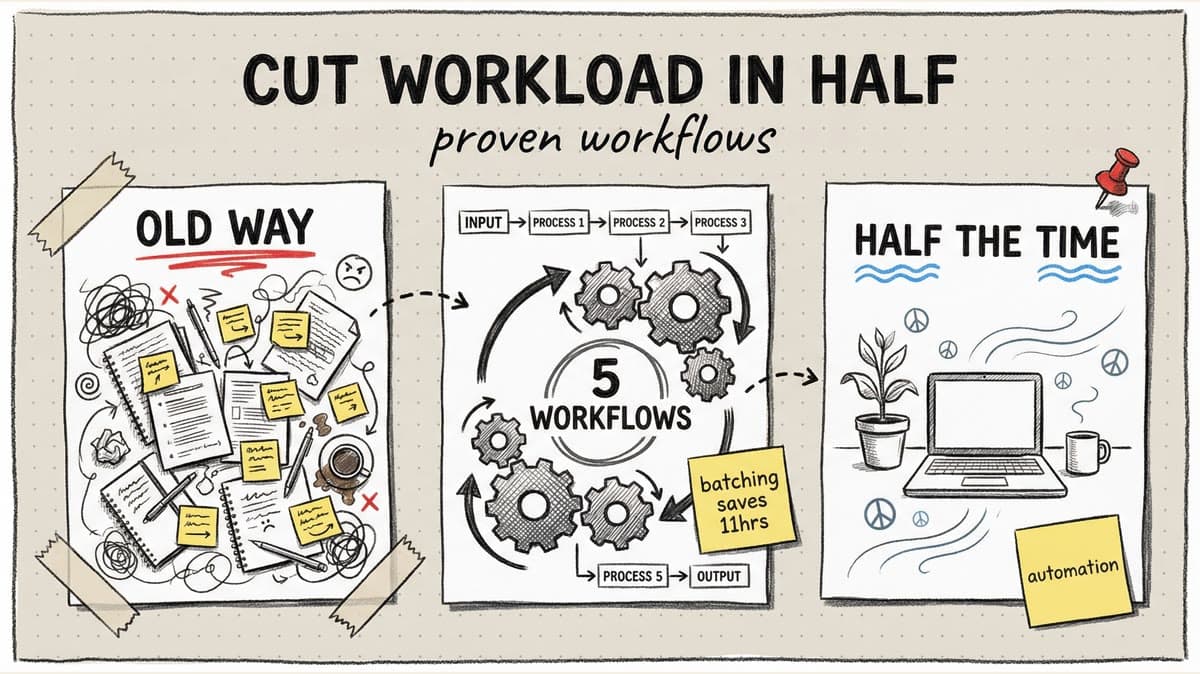 5 Social Media Workflows That Cut Your Workload in Half